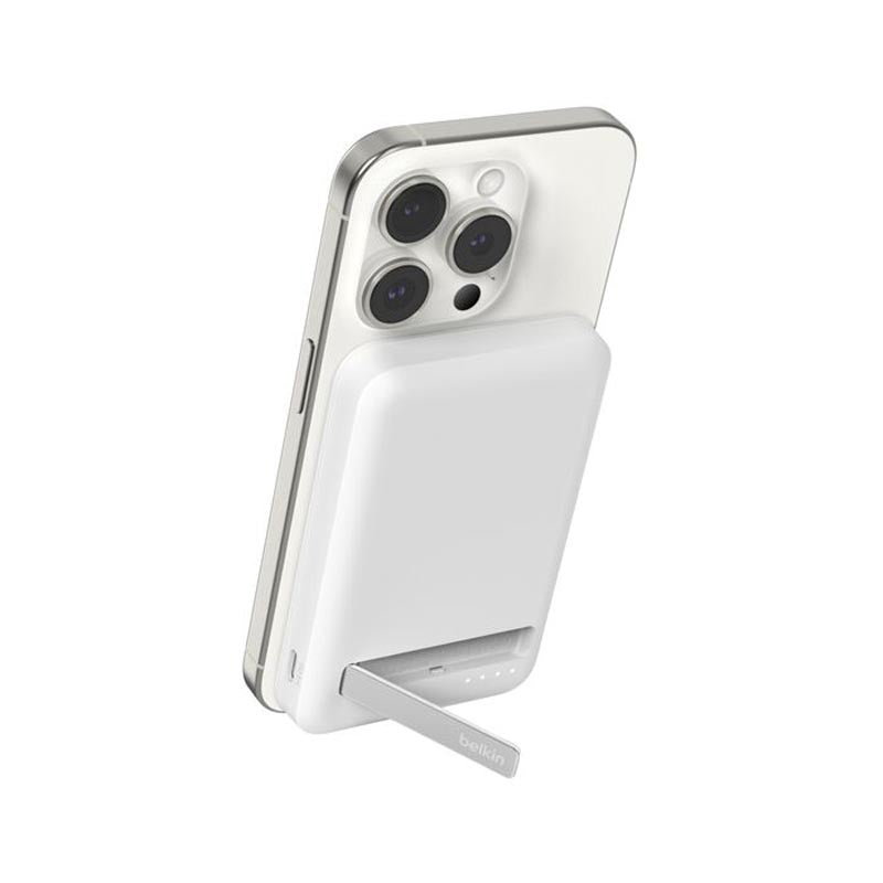 Belkin BPD006btWH 5K 15W Qi2 Wireless Power Bank (White)