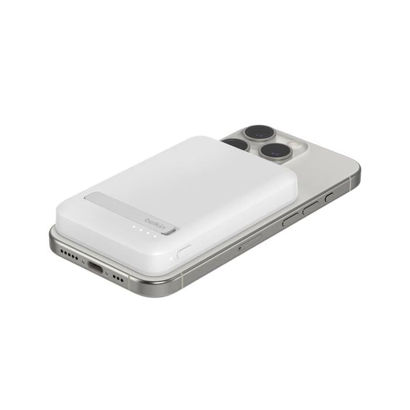 Belkin BPD006btWH 5K 15W Qi2 Wireless Power Bank (White)