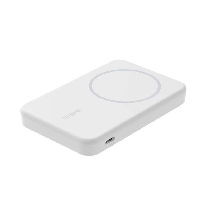 Belkin BPD006btWH 5K 15W Qi2 Wireless Power Bank (White)