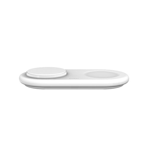 Belkin BoostCharge Pro 2-in-1 Magnetic Wireless Charging Pad with Qi2 15W (White)