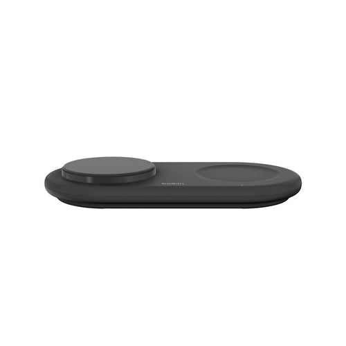 Belkin BoostCharge Pro 2-in-1 Magnetic Wireless Charging Pad with Qi2 15W (Black)