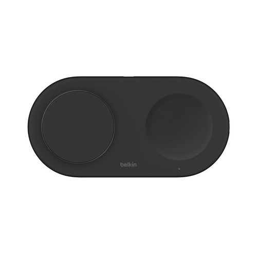 Belkin BoostCharge Pro 2-in-1 Magnetic Wireless Charging Pad with Qi2 15W (Black)
