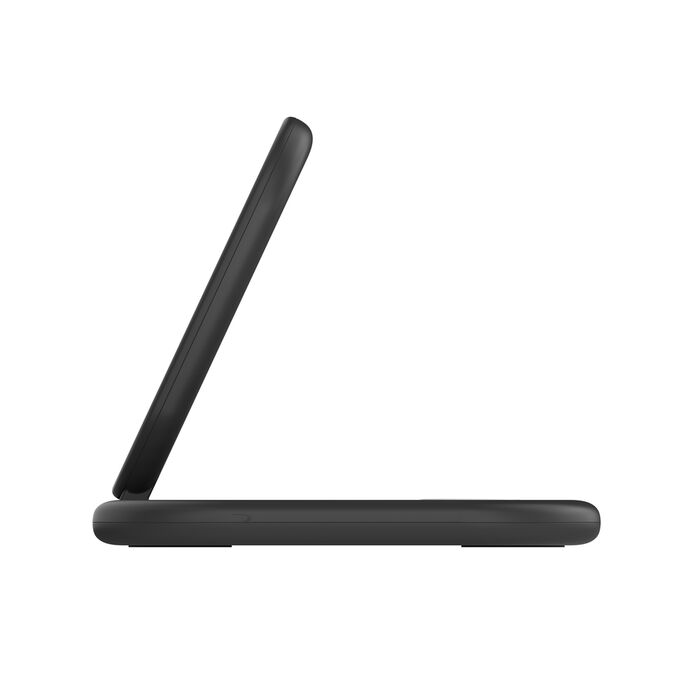 Belkin WIZ029myBK BoostCharge 3-in-1 Magnetic Foldable Wireless Charger with Qi2 15W (Black)