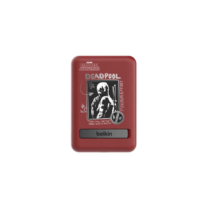 Belkin BPD004qcBR-DY 5000mAh Magnetic + Kickstand PB (Deadpool)
