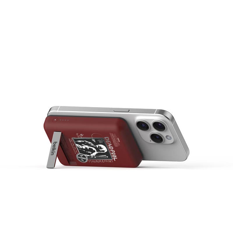 Belkin BPD004qcBR-DY 5000mAh Magnetic + Kickstand PB (Deadpool)