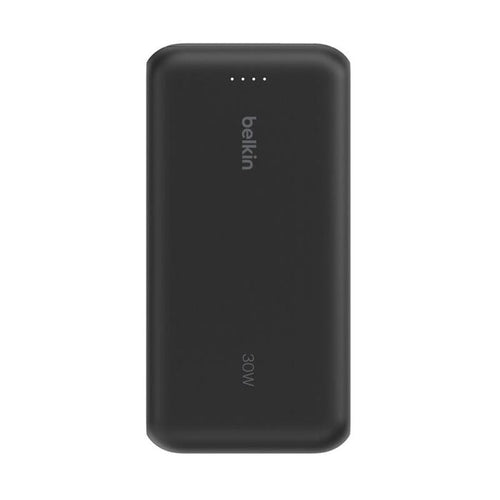 Belkin BPB024fqBK BoostCharge Power Bank 20K with Integrated Cable (Black)