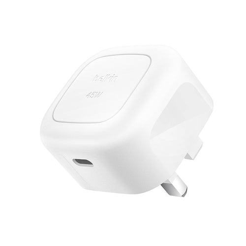 Belkin WCA013myWH BoostCharge Compact PD45W USB-C Charger