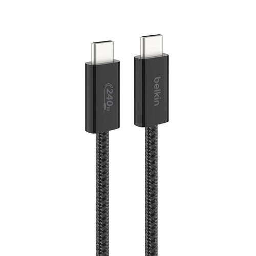 Belkin CAB019qc05BK2PK BoostCharge Braided USB-C to USB-C Cable 1.5M (2-Pack) - Black