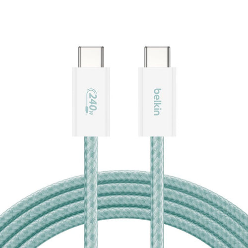 Belkin CAB019qc05GR2PK 240W  USB-C to C Cable 1.5m 2Pack Green