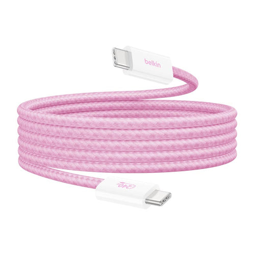 Belkin CAB019qc05PK2PK 240W USB-C to C Cable 1.5m 2Pack Pink