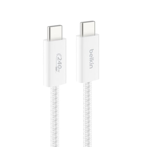 Belkin CAB019qc05WH2PK 240W USB-C to C Cable 1.5m 2Pack White