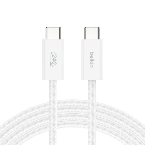 Belkin CAB019qc05WH2PK 240W USB-C to C Cable 1.5m 2Pack White