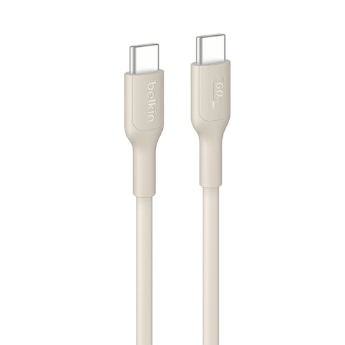Belkin CAB023fq2MSD BoostCharge USB-C to USB-C 60W 2M 2.0 Cable (Sand)