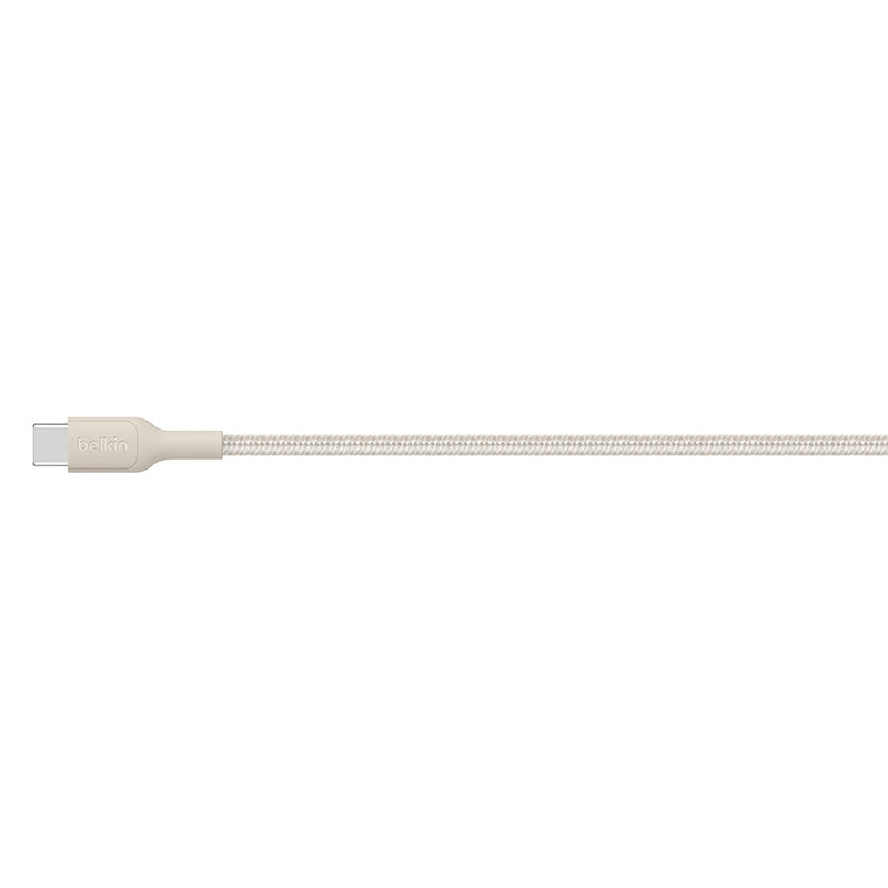 Belkin CAB024fq1MSD BoostCharge Pro USB-C to USB-C 60W 1M 2.0 Braided Cable (Sand)