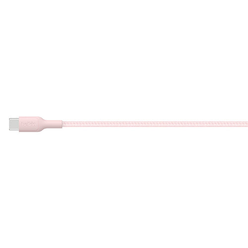 Belkin CAB024fq2MPK BoostCharge Pro USB-C to USB-C 60W 2M 2.0 Braided Cable (Pink)