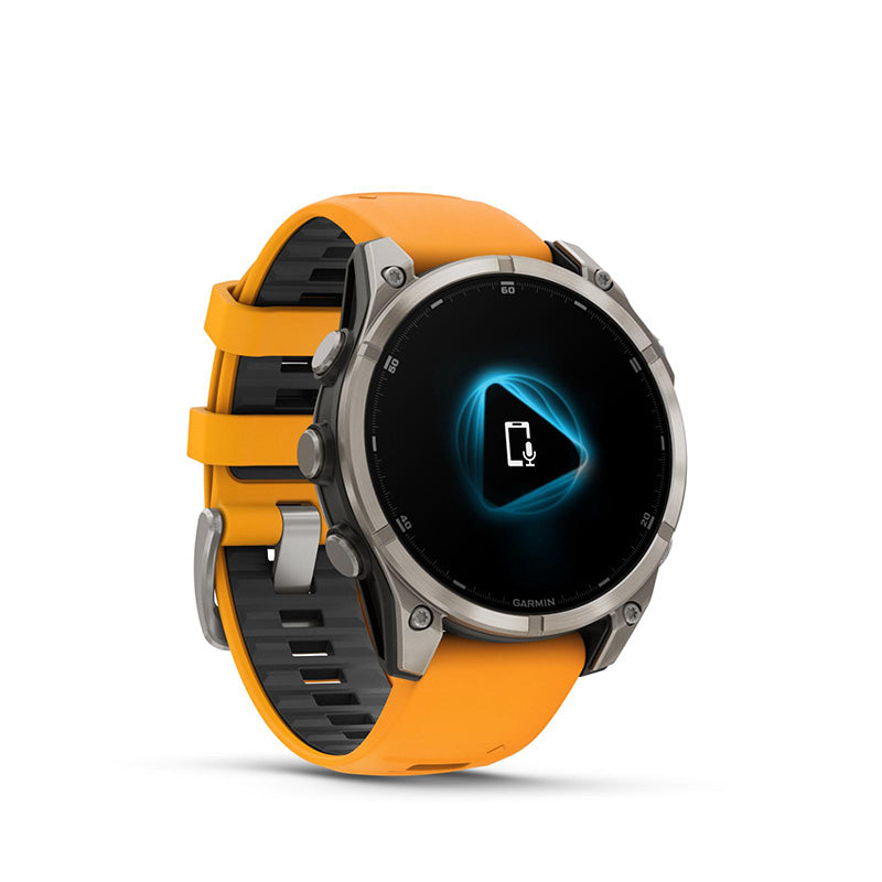 Garmin fenix 8 47mm AMOLED Sapphire/Titanium (SparkOrange/Graphite)