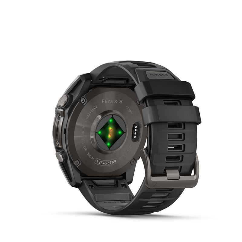 Garmin fenix 8 51mm AMOLED Sapphire/Carbon Grey Titanium (Black