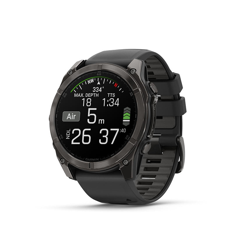 Garmin fenix 8 51mm AMOLED Sapphire/Carbon Grey Titanium (Black