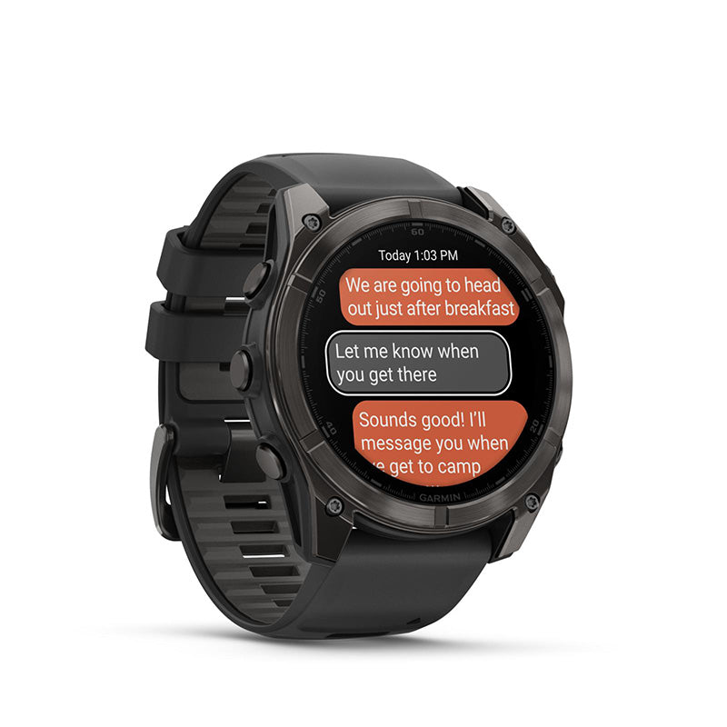 Garmin fenix 8 51mm AMOLED Sapphire/Carbon Grey Titanium (Black