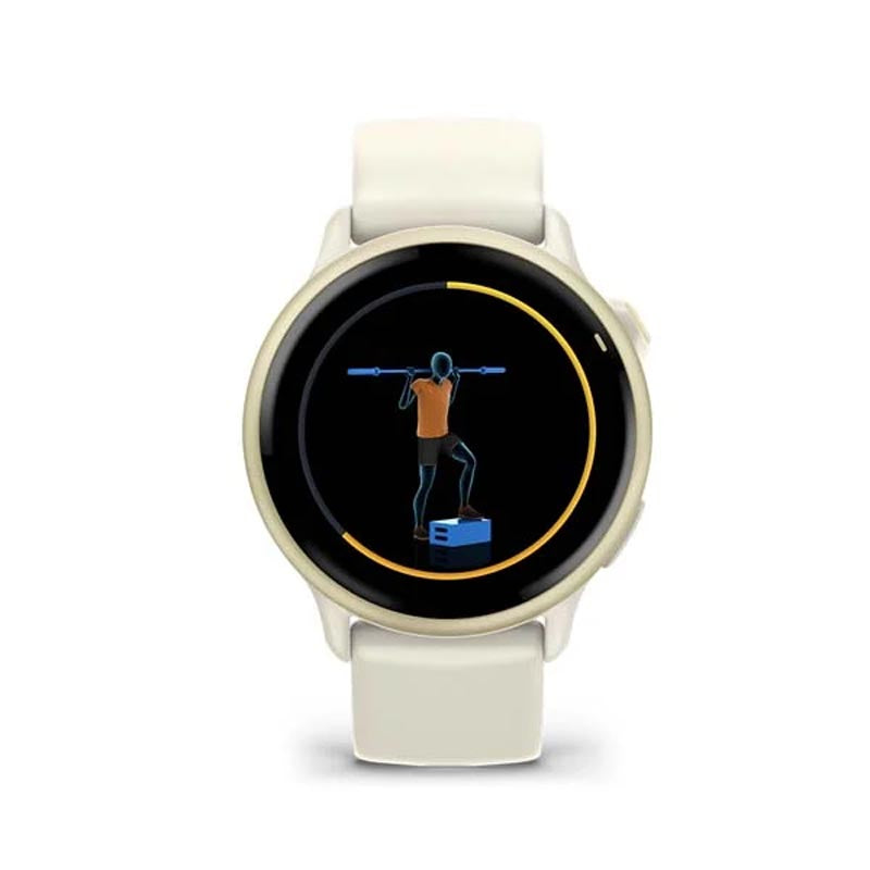 Garmin Vivoactive 6 42mm Lunar Gold/Bone