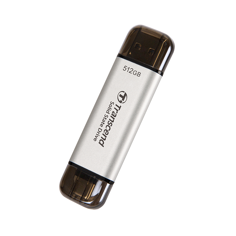 Transcend ESD310S Portable SSD 512GB (Silver)