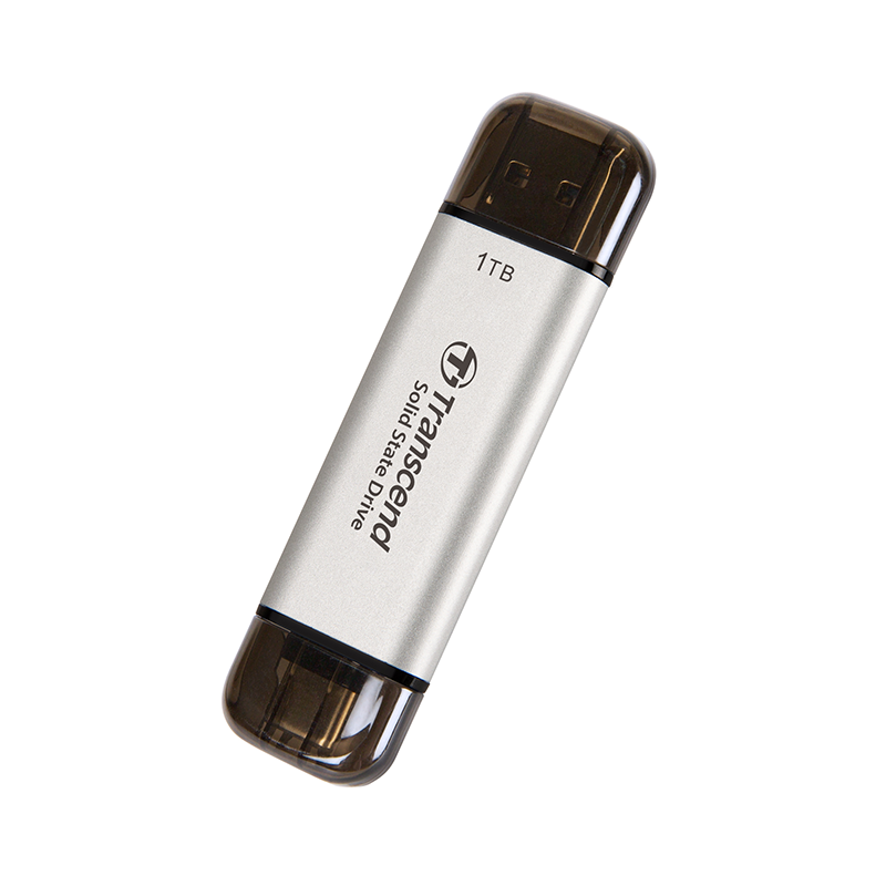 Transcend ESD310S Portable SSD 1TB (Silver)