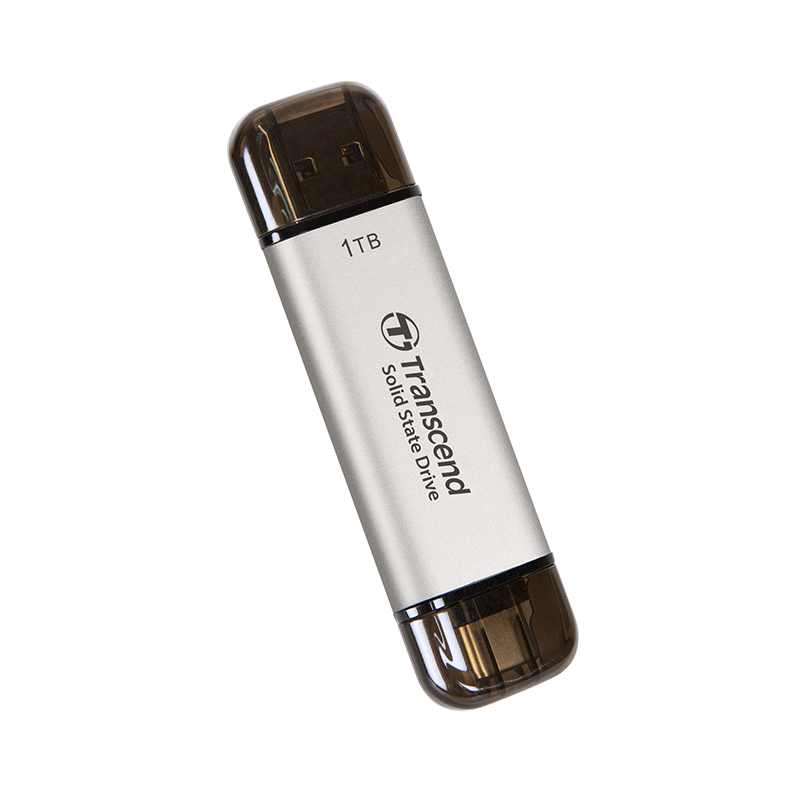 Transcend ESD310S Portable SSD 1TB (Silver)