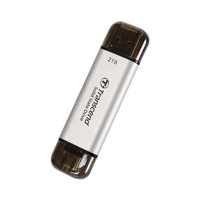 Transcend ESD310S Portable SSD 2TB (Silver)