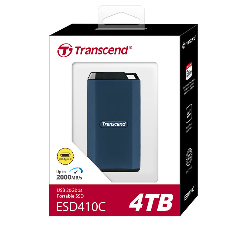 Transcend ESD410C 4TB SSD ／ USBケーブル Transcend ESD410C 4TB Portable SSD – Challenger Singapore