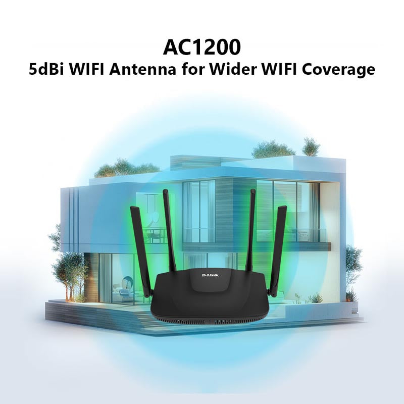 D-Link DIR-825M AC1200 Dual Band Gigabit 5-in-1 WiFi Router