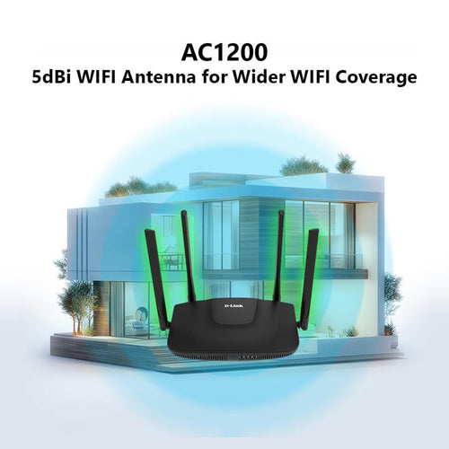 D-Link DIR-825M AC1200 Dual Band Gigabit 5-in-1 WiFi Router