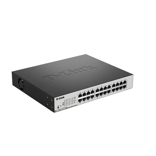 D-Link EasySmart 24-Port Gigabit Switch with 12 PoE+ Ports