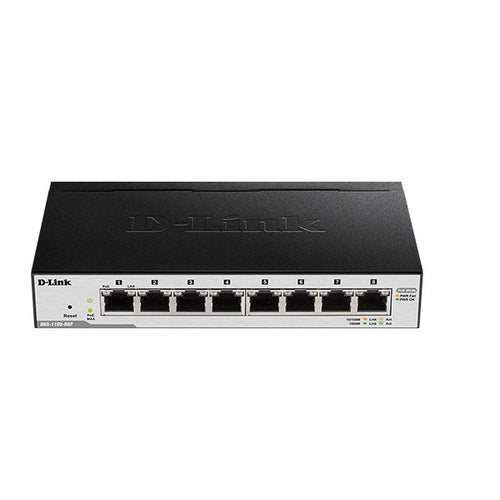 D-Link 8-Port EasySmart Gigabit Ethernet PoE Switch