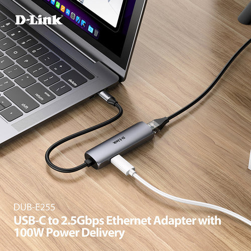 D-Link DUB-E255 USB-C to 2.5G Ethernet Adapter