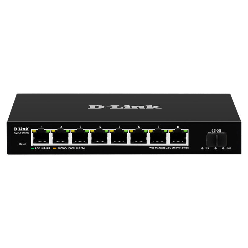 D-Link DMS-F109TS 8-Port with 1-Port SFP+ Smart Managed Switch