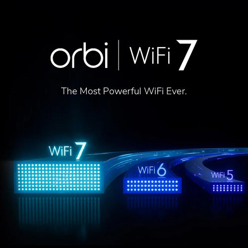 Netgear RBE373 Orbi 370 Dual-Band Wi-Fi 7 Mesh System (3-Pack)