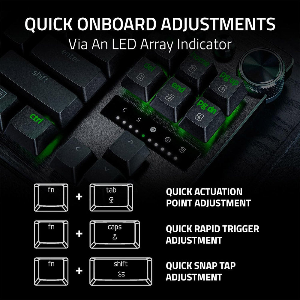Razer Huntsman V3 Pro TKL 8KHz Wired Gaming Keyboard (Black)