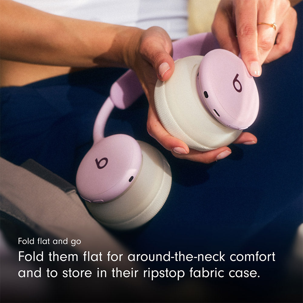 Beats 360 Over-Ear Headphones Pink with Pink Knit Cushions