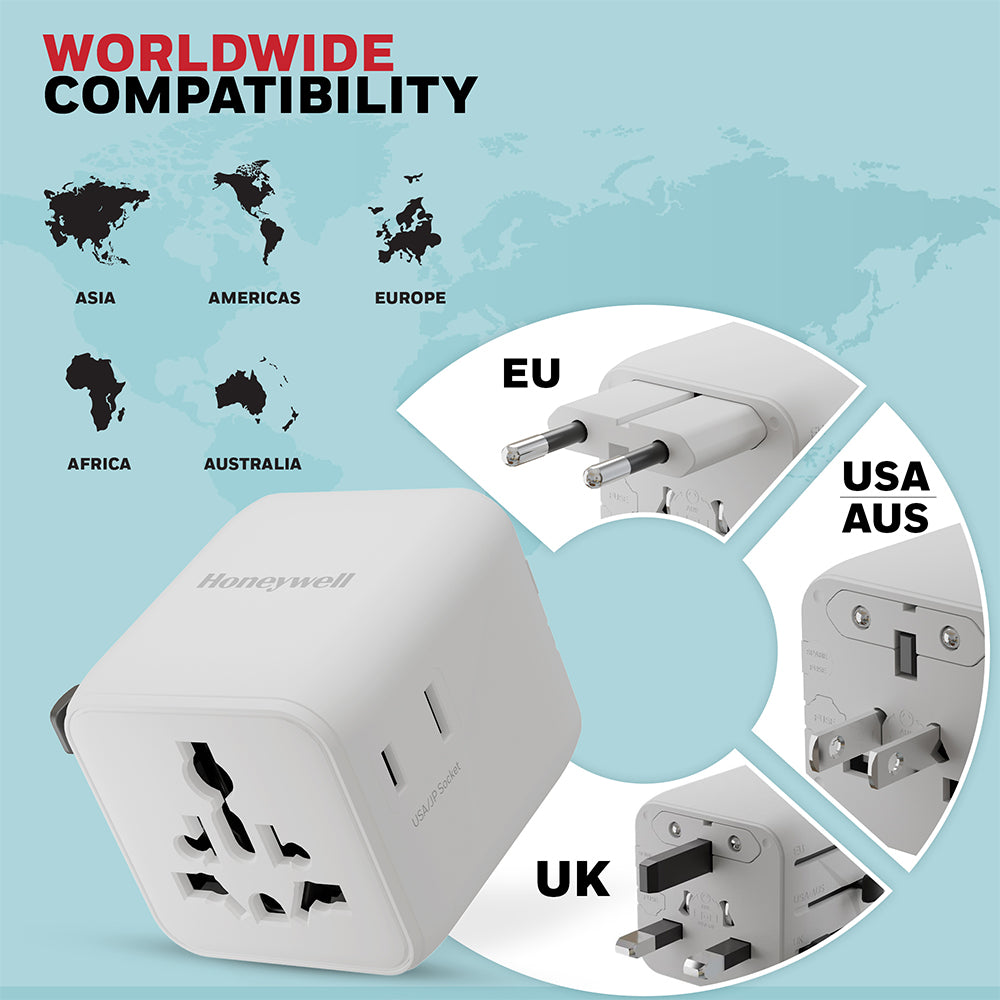 Honeywell World Travel Adapter (White)