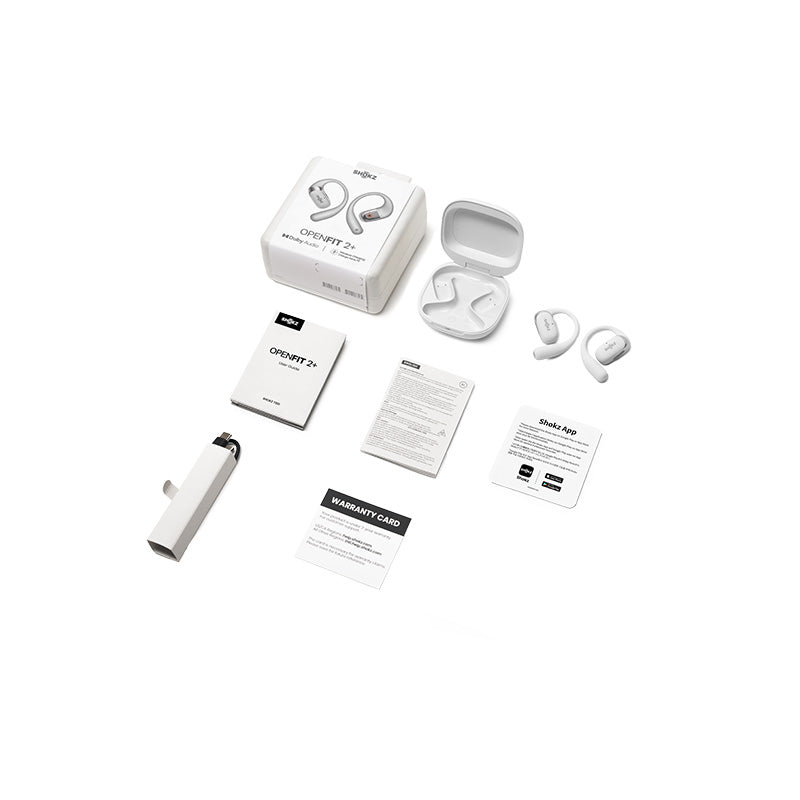 Shokz OpenFit 2+ Open-Ear TWS Earbuds (Grey) – Challenger Singapore