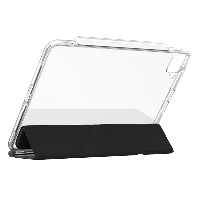 Zaag ZG-702314521 iPad Pro 11 2024 Crystal Palace Folio Case (Clear/Black)