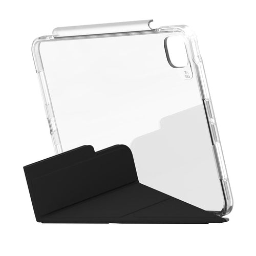 Zaag ZG-702314521 iPad Pro 11 2024 Crystal Palace Folio Case (Clear/Black)