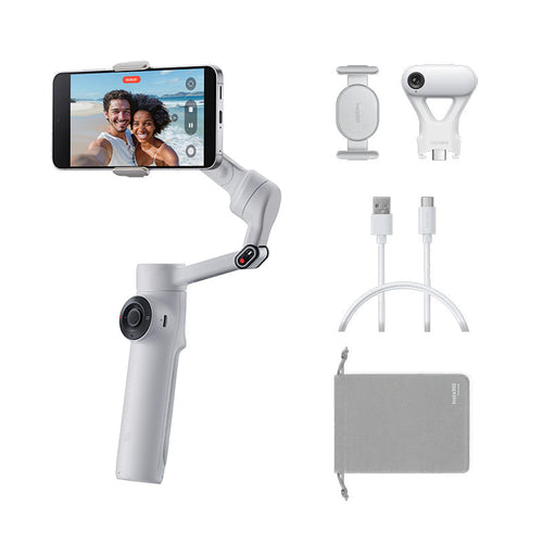 Insta360 Flow 2 AI Tracker Bundle (Stone Gray)