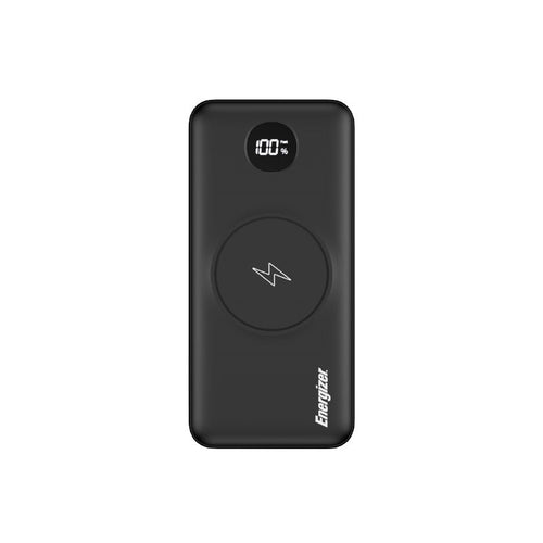 Energizer QE20013PQ 20000mAh Wireless Powerbank with LCD display (Black)