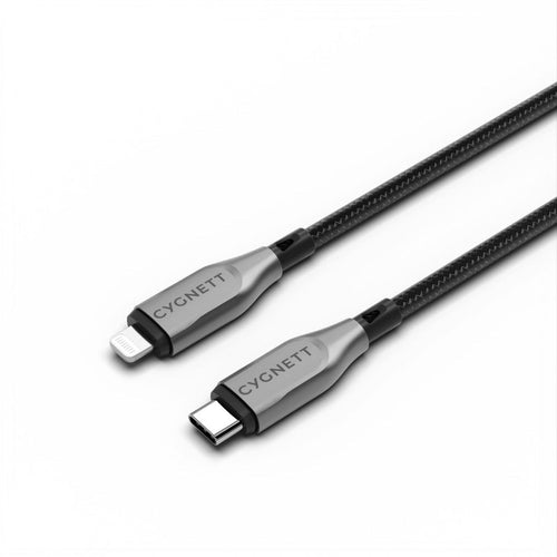 Cygnett CY4669PCCCL Armoured Lightning To USB-C Cable 2M (Black)