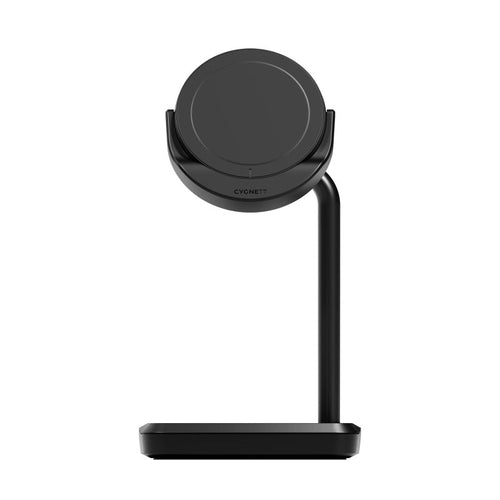 Cygnett CY5098BUNCP Qi2.0 2-In-1 Charge Base (Black)