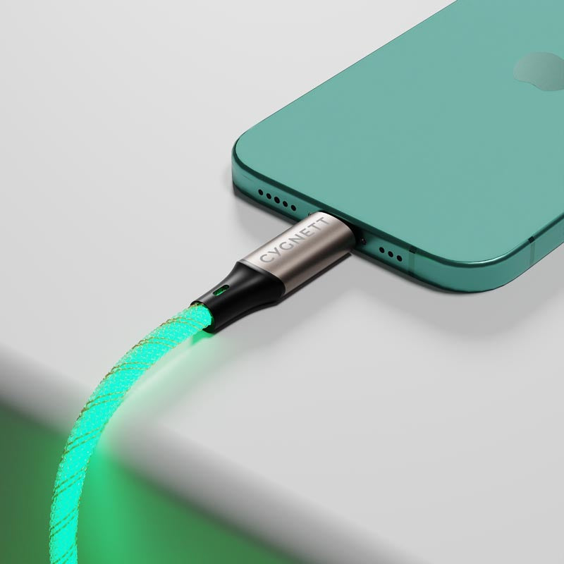 Cygnett CY5211 Illuminate USB-C to USB-C 1.2m Light Up Cable