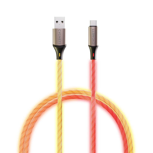 Cygnett CY5212 Illuminate USB-C to USB-A 1.2m Light Up Cable