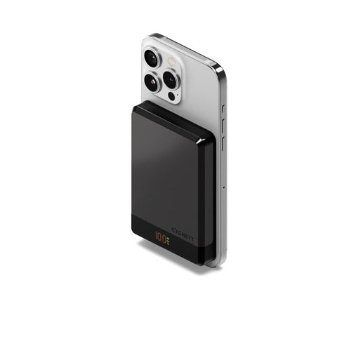 Cygnett 10K Magslim Magnetic Wireless Power Bank (Black)