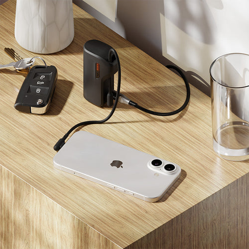 Cygnett Thumboost 5K Powerbank Built-in Cable (Neon Dusk)